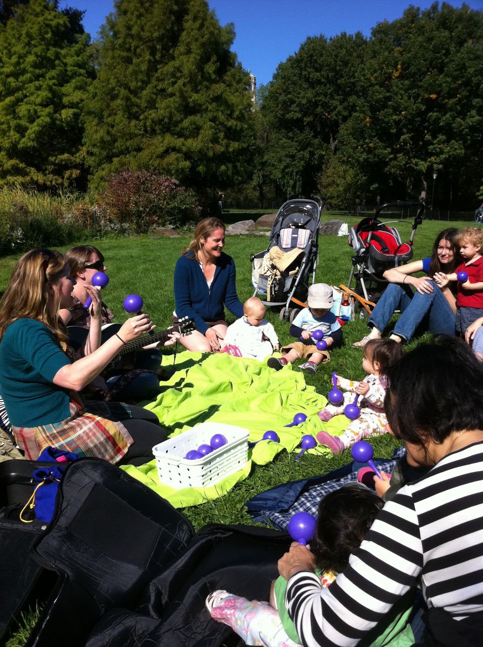Party in the park.